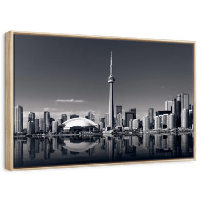 Horizon de Toronto monochrome