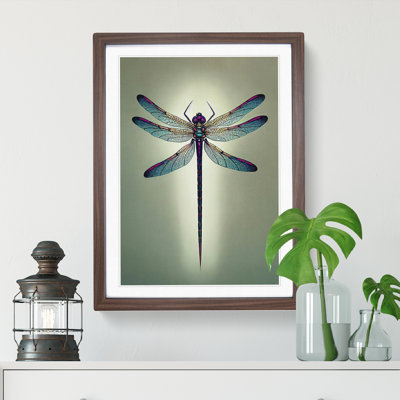 Angelical Dragonfly - Framed Print