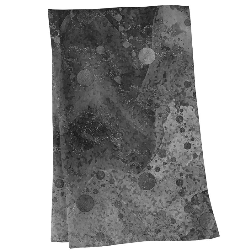 Serviette de thé à l’vedette de planètes Mcguigan, Polyester sergé, Noir
