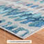 Paint Chip Blue Machine Washable Rug-143100804