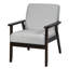 Fauteuil en lin l 23 po Janyce-795444100