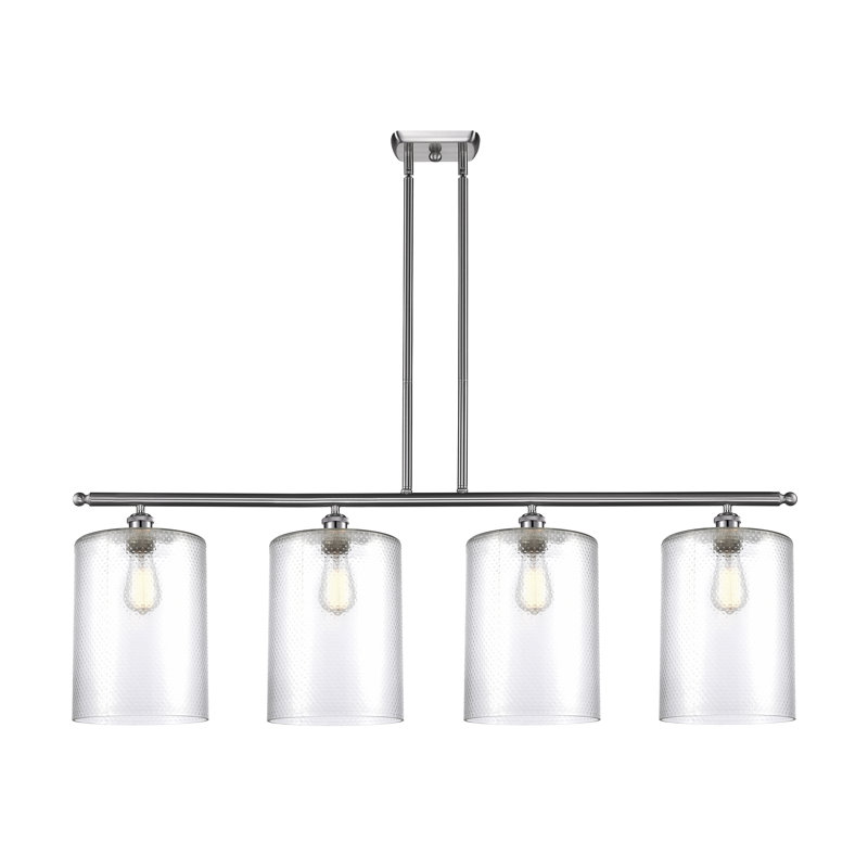 Dublin 4 - Light Pendant, Clear, Brushed Satin Nickel