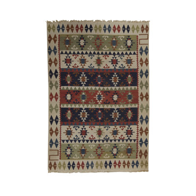 Hand-Knotted High-Quality Blue Area Rug