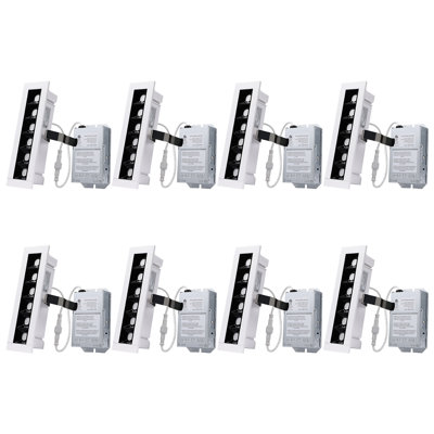 7.28'' Selectable Color Temperature Dimmable Air-Tight IC Rated LED Canless Recessed Lighting Kit