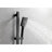Luxury Bathroom Shower With Rain Head, Hand Shower, And Valve Trim In System Elegant Finish-115811830