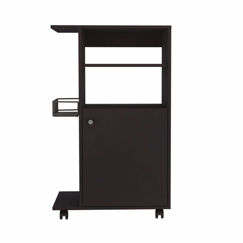 Versatile Kitchen Cart with Ample Storage and Smooth Mobility
