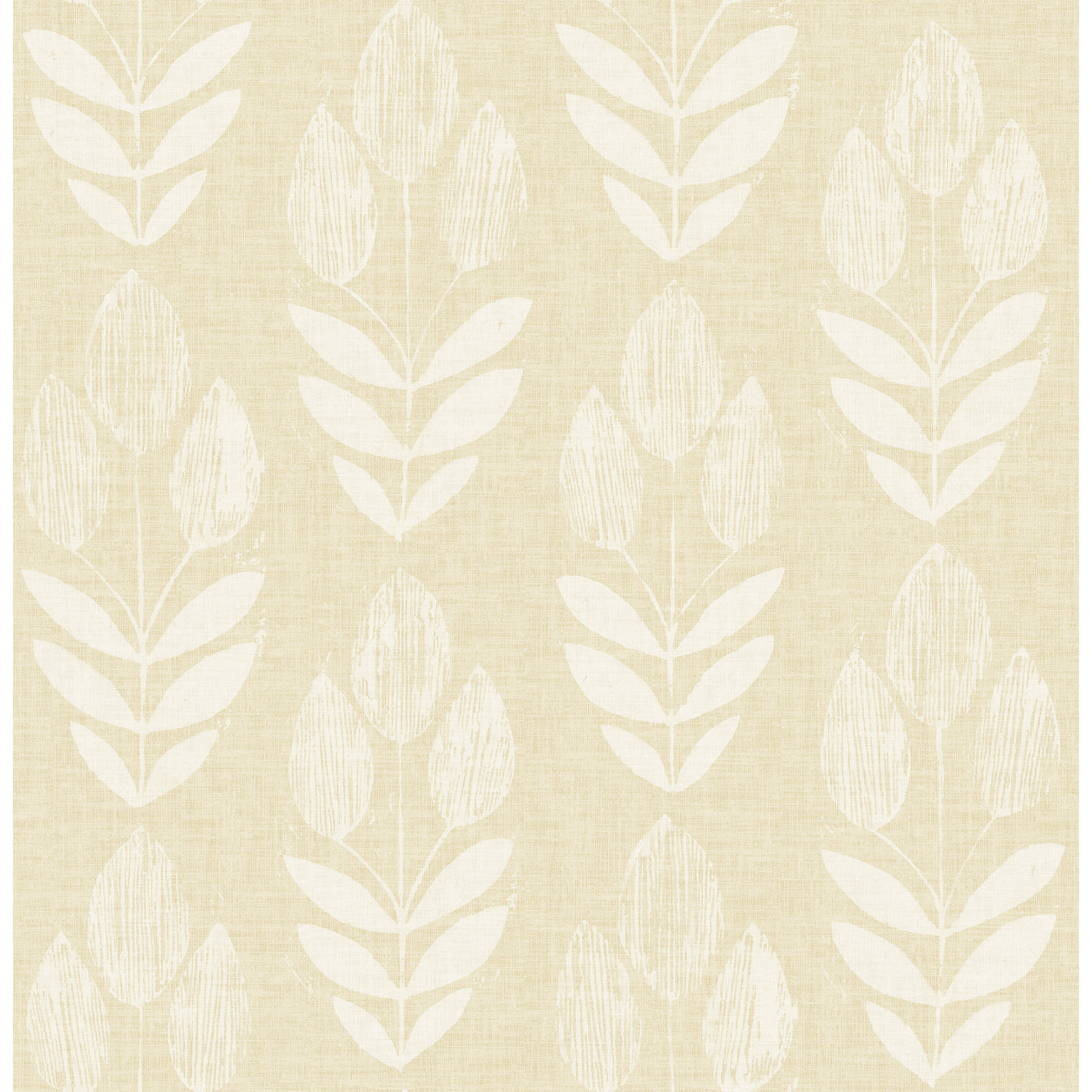 Reginald Floral Wallpaper, Wheat