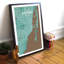 Miami City Map - No Frame Print-65126778