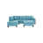 Tissu bleu est en rupture de stock