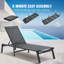 Chaise longue de bronzage pliable 2PCS-938232320