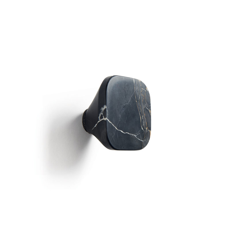 Genuine Marble Wall Wall Hook, Black Oxide