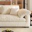 Canapé modulaire en chenille blanc-1103360748