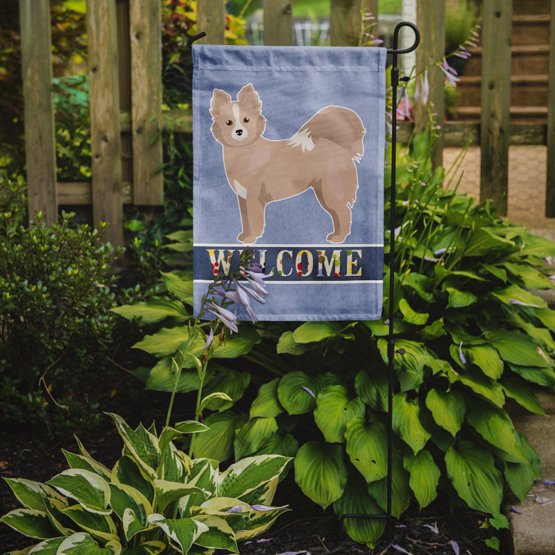 Drapeau impérial Shih Tzu Welcome Garden taille 9EC59815D20042D399EE9FCE8498D299, Pomchi brun clair