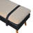 Solid Wood Bench with Nailhead Trim