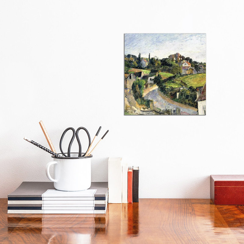 The Winding Road, C.1877 by Paul Cezanne - Wrapped Canvas Gallery-Wrapped Canvas Giclée, 30.48 cm H x 30.48 cm W