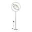 Lampe sur pied moderne pivotante, chrome