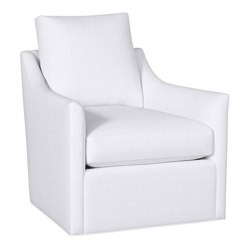 Newlin 30.5" Newlin Barrel Back Swivel Chair, Perigold Page Harbour, No