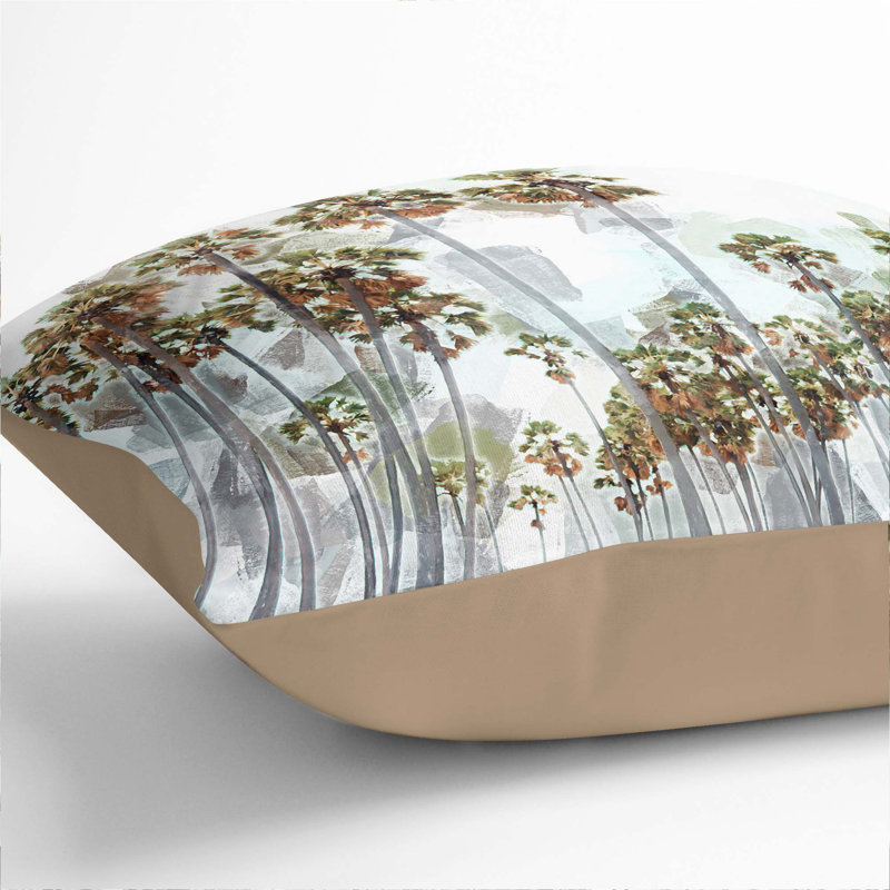 Square Throw Cushion, Stone, 40cm H x 40cm W x 15cm D