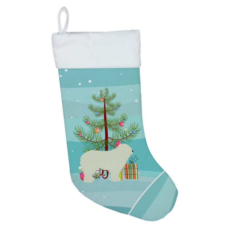 Merry Christmas Tree Stocking, Komondor