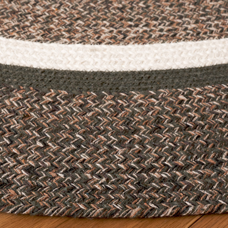 Tapis vert / beige Dayasia 759, Rond 5 pi