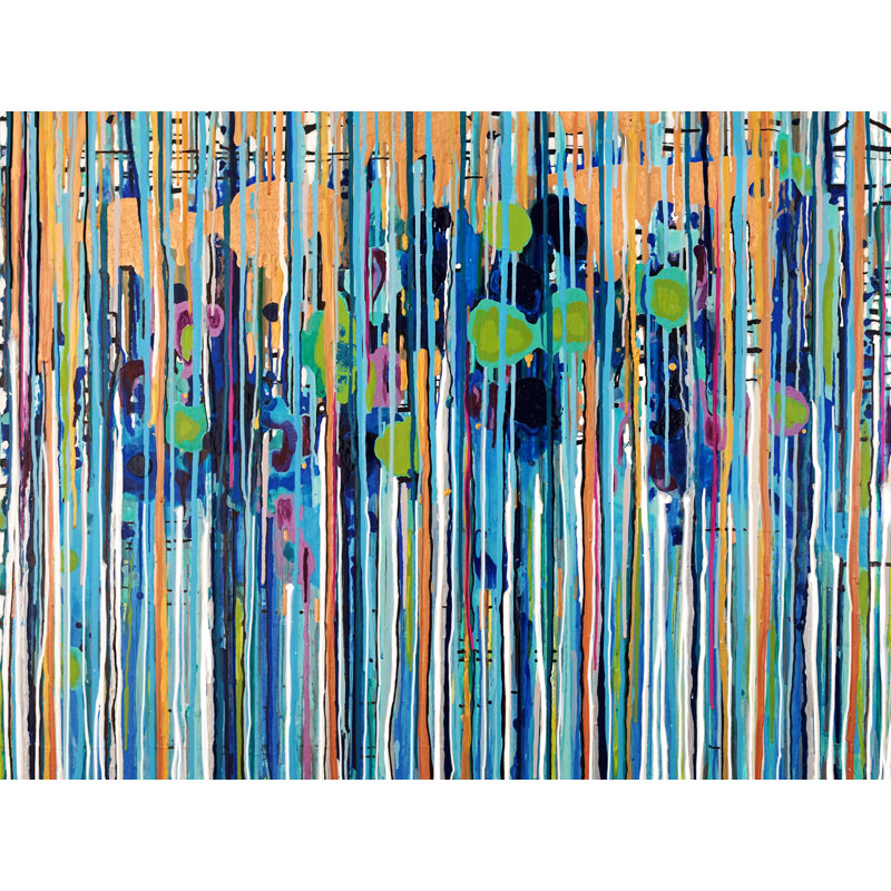 Flow N 4 par Kari Souders, H 24 po x l 32 po, Toile tendue