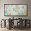 «Abstract Botanical Mid Century Shape», reproduction d'aquarelle sur toile encadrée sur toile-111176739-98042285