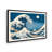 Axtin -Midnight Crest Floater Frame Print on Canvas-53532400-53532412
