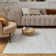 Carmel Modern Striped Cream/Beige Area Rug