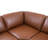 Bucurel Upholstered Sectional，Brown Genuine Cow Leather Leather 5-Piece Living Room Sofa Set-80158603