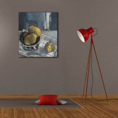 «A Plat Of Fruit 1» par Marian Parsons, art mural sur toile, 26 po x 30 po