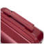 Bagage de cabine rigide en ABS rouge vin de 20 pouces avec roulettes