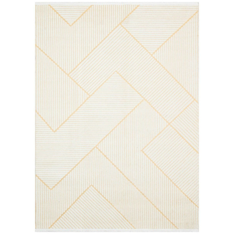 Aurhyn Geometric Recycled P.E.T Indoor / Outdoor Area Rug, Rectangle 190 x 290cm