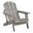 Oversize Embossed Wooden Outdoor Folding Adirondack Chair With Pre-Assembled Backrest & Seatboard, Perfect For Garden, Backyard, Porch, And Pool Deck-2081068555