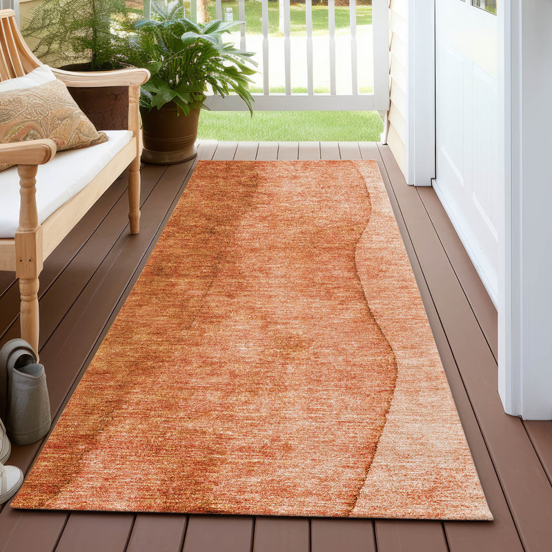 Tapis intérieur / extérieur avec envers antidérapant, Tapis de couloir 2 pi 3 po x 7 pi 6 po
