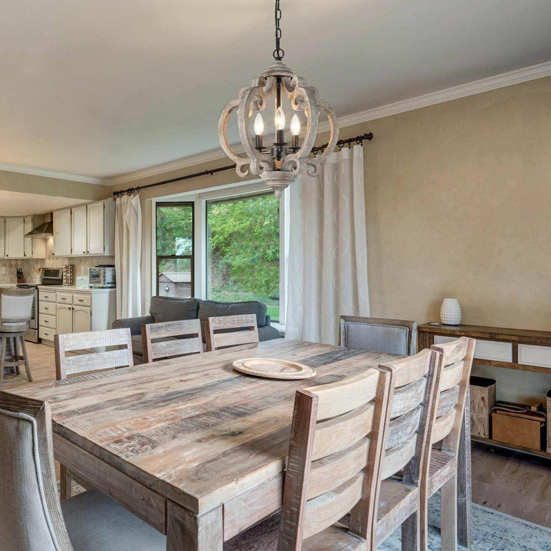 Luminaire suspendu de style lanterne de ferme à 3 lumières Ogburn