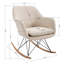 Chaise berçante rembourrée-926406741