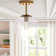 Luminaire sphère suspendu 1 lumières simple Cournoyer