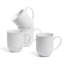 over&back Rimmed 16oz Semi-Matte Hand-Finished Stoneware Mugs, Set of 4-99312929