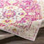 Tapis floral ivoire / rose Fleeman-1851292339