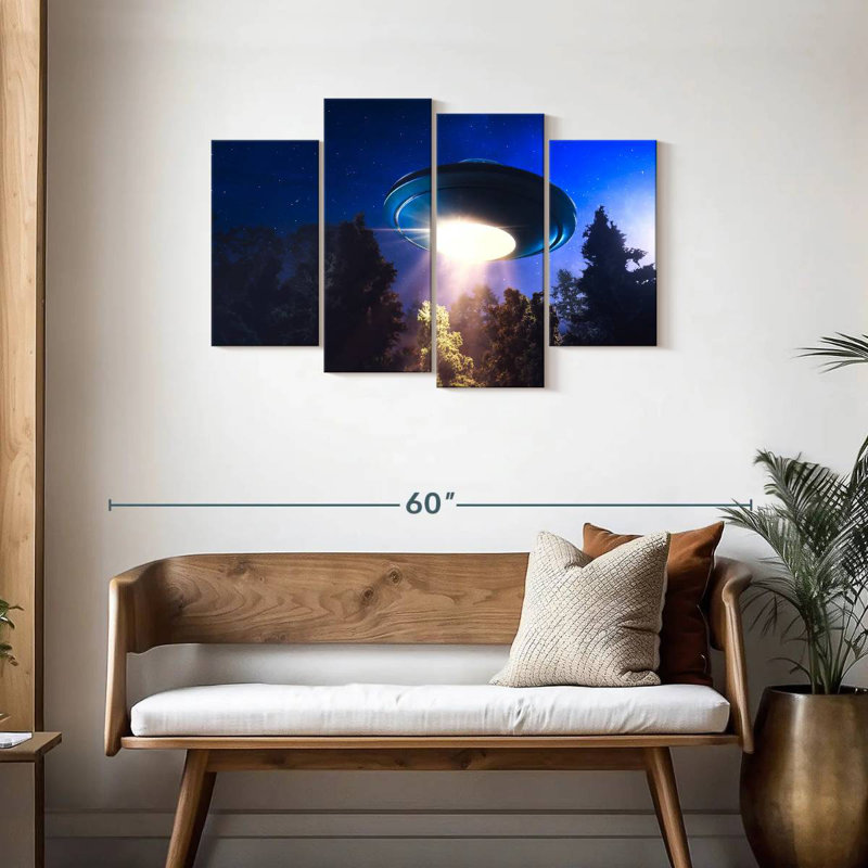 Kelan Ancient UFO, 27" H x 43" W