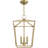 12.5 Sq. inch 3-Light Convertible Lantern Pendant with Metal Shade-101231032