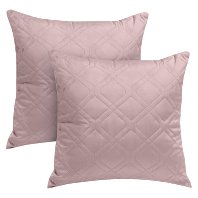 Aspire Homeware Diamond-Pattern Square Velvet Cushion Cover