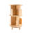 Debralyn 2- Tier 360° Rotating Bookshelf Bookcase Storage Shelf