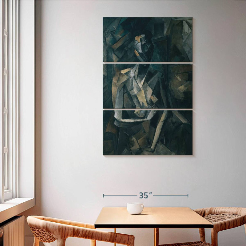 Avery Seated Nude, 65" H x 42" W