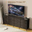 Meuble télé avec 12 tiroirs en tissu – Centre multimédia à structure en bois-962708713