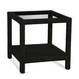 Pine Isle Glass End Table