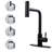 Pull Down Single Handle Kitchen Faucet With Deck Plate 4 Spray Function-98600395