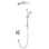 Système de douche complet thermostatique avec valve brute Raindance