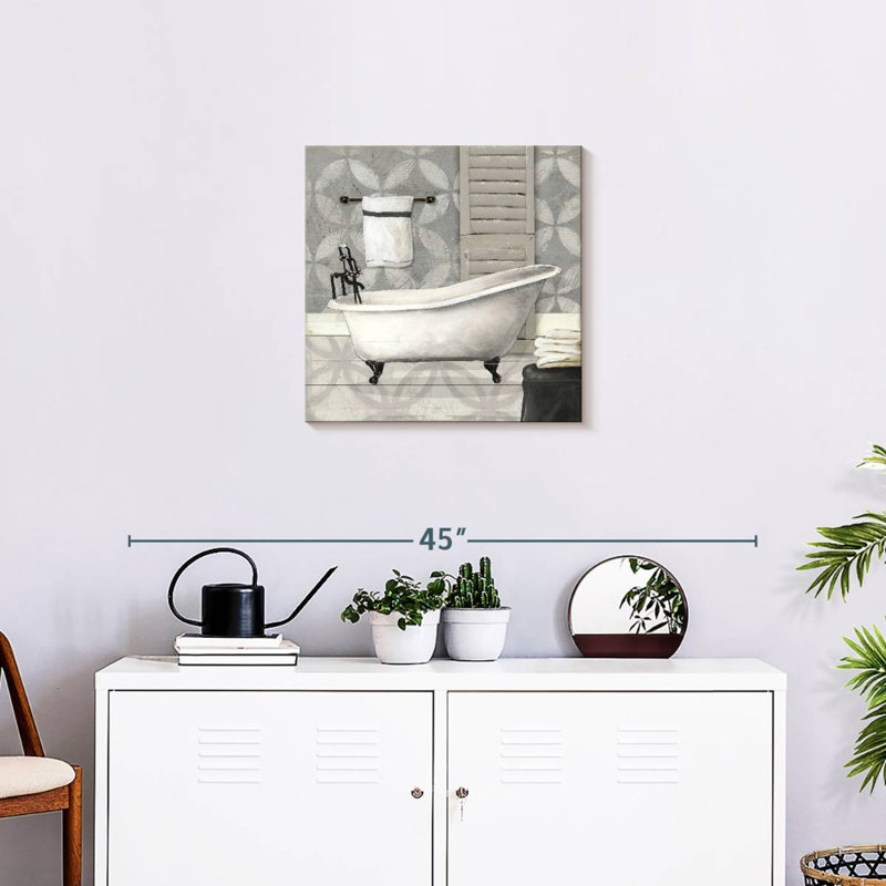Bain gris I, H 20 po x l 20 po