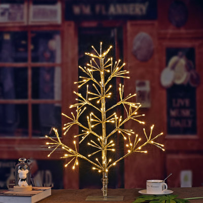 Silver Lighted Trees & Branches